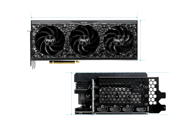 Видеокарта Palit GeForce RTX 4070 Ti 12Gb GAMEROCK (NED407T019K9-1045G) купить! 