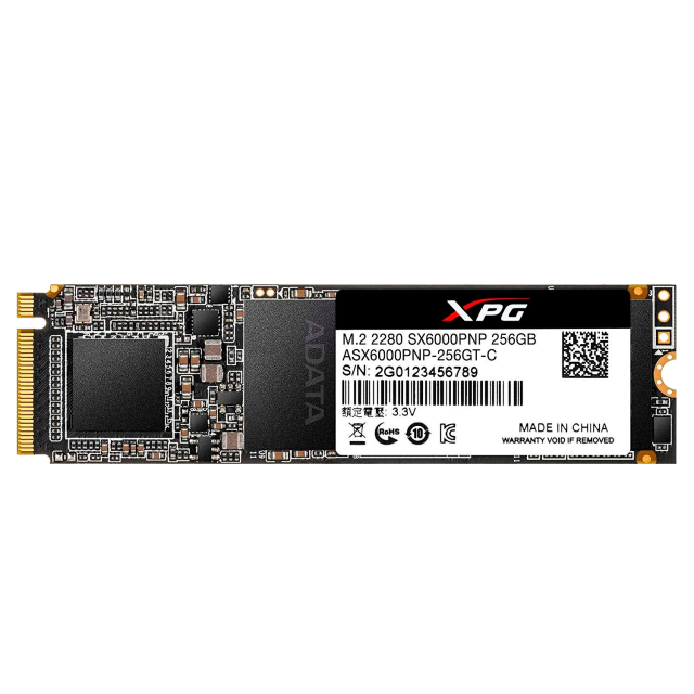 Твердотельный накопитель SSD 256 ГБ M.2 NVMe ADATA (ASX6000PNP-256GT-C) купить! 