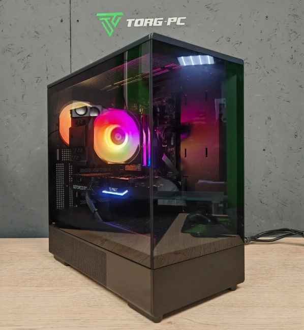 Игровой компьютер 680935 (Core i5-13400 2.5 ГГц/B760/16 ГБ DDR4 2.6 ГГц/512 ГБ SSD/GeForce RTX 4060  /Wi-Fi/Блок 650W/Корпус Zalman P10 TG ARGB Black/Win 10 Pro Trial) - купить по выгодной цене!