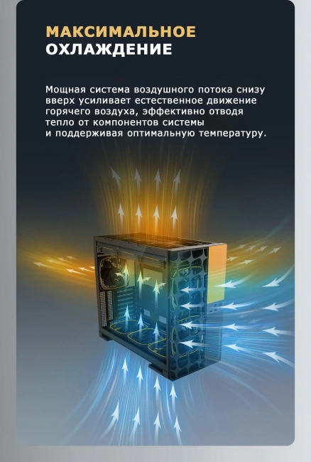 Компьютерный корпус Geometric Future Model 5 ARGB Vent Black Yellow with fans (1AM5VTBY01100) купить! 