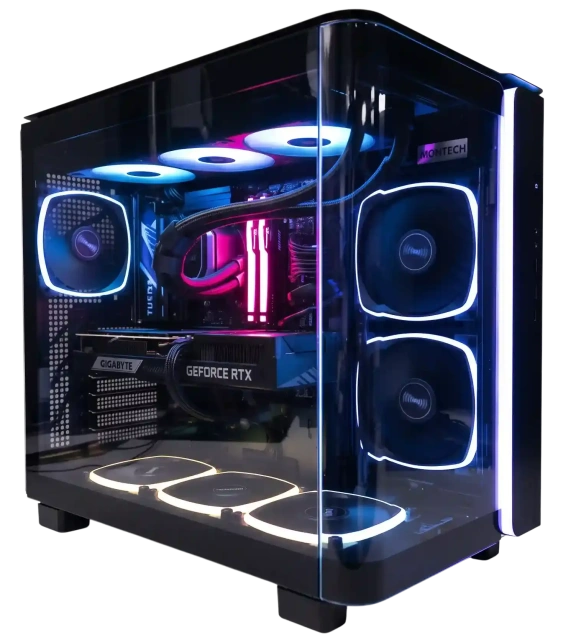 Игровой компьютер 992926 (Ryzen 7 9700X 3.8 ГГц/AMD X870/32 ГБ DDR5 6.0 ГГц/1024 ГБ SSD/RTX 5060 Ti 16 ГБ/Wi-Fi/850W/Montech KING 95 PRO ARGB Black) - купить по выгодной цене!