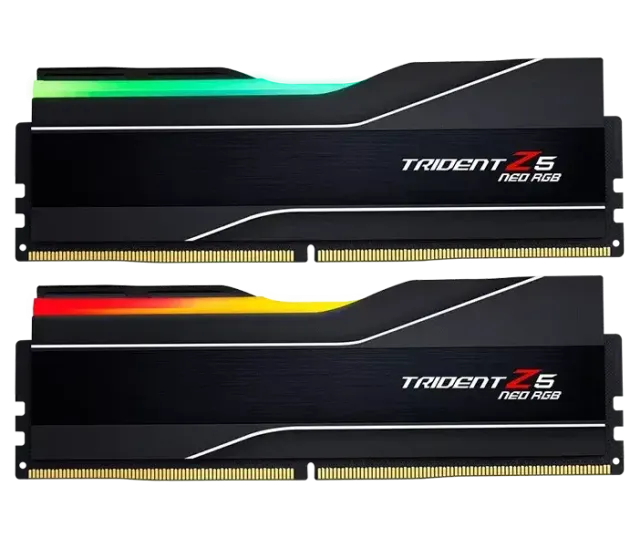 Оперативная память DDR5 64 Gb 6000 MHz G.Skill TRIDENT Z5 NEO RGB Black (F5-6000J3636F32GX2-TZ5NR) купить! 