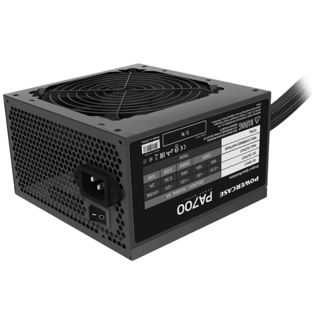 Блок питания Powercase 700W PA700 Black (PA-700SI) купить! 