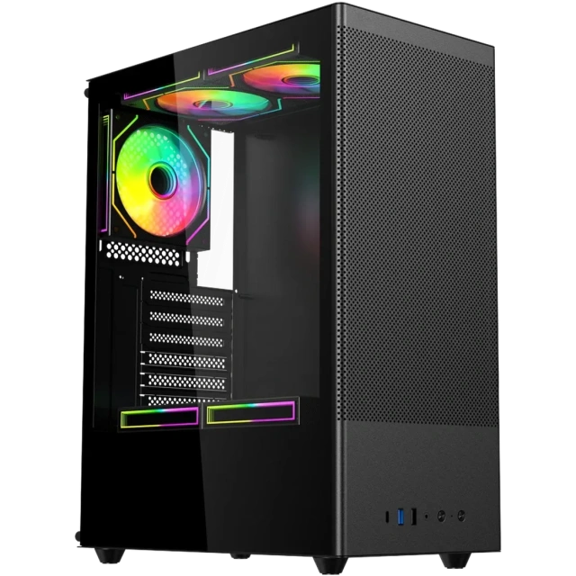 Компьютерный корпус ACD Citadel 108B TG Black (AH-SI2G0-000) купить! 