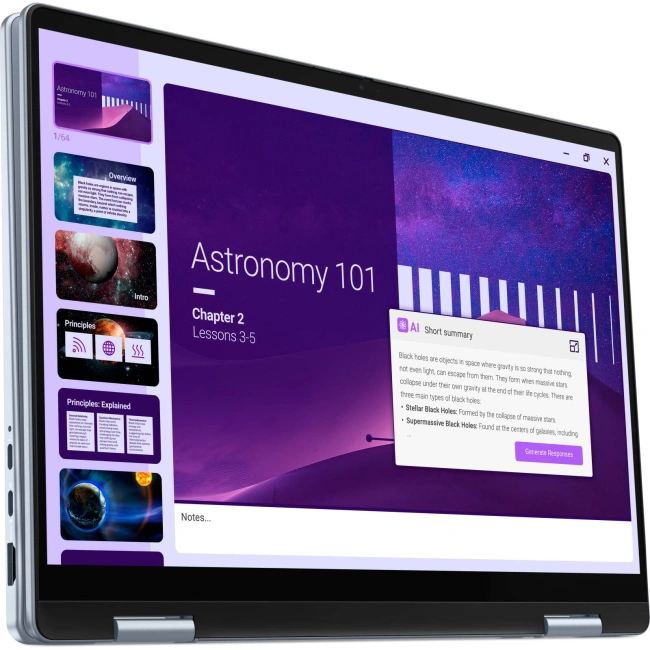 Ноутбук Dell 14 Plus 2-in-1 DB04250 (Ultra 7 256V/14" 1920x1200 Touch/16Gb/1Tb SSD/Win 11 Home) Ice Blue - фото