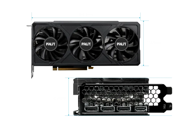 Видеокарта Palit GeForce RTX 4060 Ti JetStream 16 Гб (NE6406T019T1-1061J) купить! 