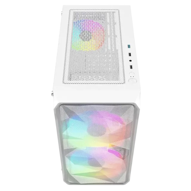 Компьютерный корпус Powercase Mistral Micro A3W TG ARGB White (CMMAW-A3) купить! 