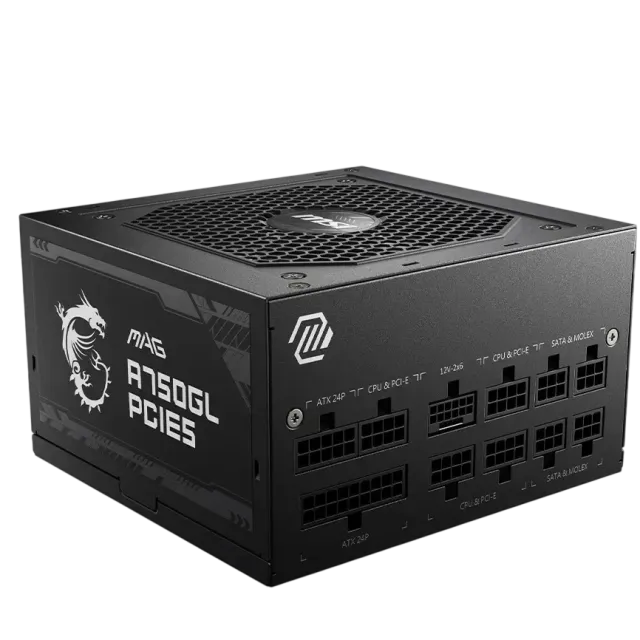 Блок питания MSI 750W MAG A750GL 306-7ZP8B11-CE0 16 Pin (PCIe 5.1 Connector Cable Details) купить! 