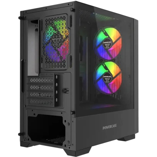 Компьютерный корпус Powercase Mistral Micro A12B FRGB Black (CMMA12B-L3) купить! 