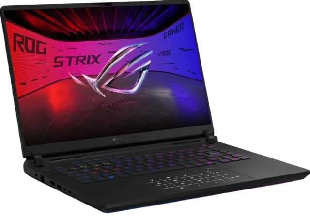 Ноутбук ASUS ROG Strix SCAR 16 G635LX-XS97 (Ultra 9-275HX/16" 2560x1600 mLED/32G/2Tb SSD/RTX 5090 24G/Win 11 Pro) Black - фото