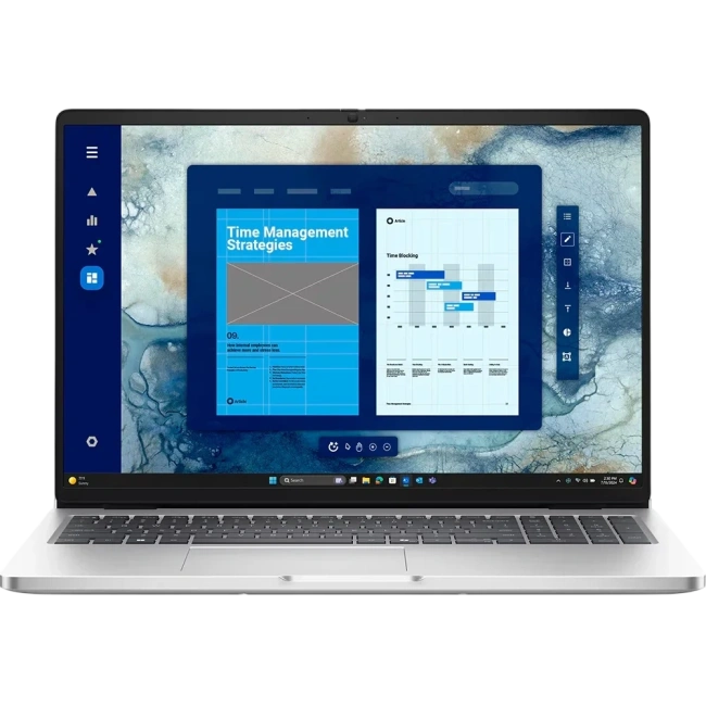 Ноутбук Dell 16 (Intel Core 7 150U/16" 1920x1200 Touch/32Gb/1Tb SSD/Intel Graphics/Win 11 Home) Silver - фото