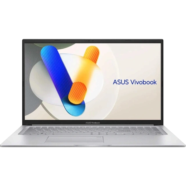 Ноутбук ASUS Vivobook 17 X1704VA-AU1107 (Core 7 150U/17.3" FHD/16Gb/1Tb SSD/Intel Graphics/Без ОС) Silver - фото