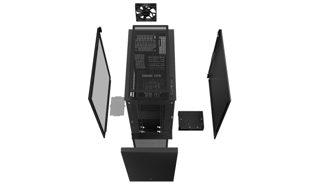 Компьютерный корпус Deepcool CH510 (R-CH510-BKNNE1-G-1) черный купить! 