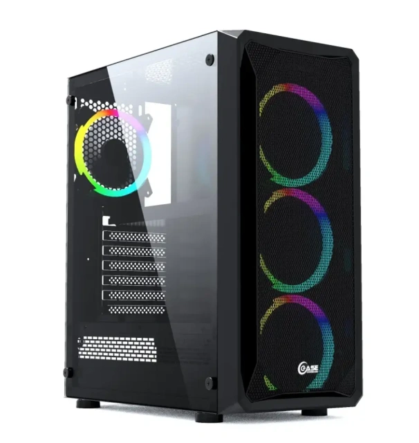Компьютерный корпус Powercase Mistral X4 MESH LED CMIXB-L4 Black купить! 