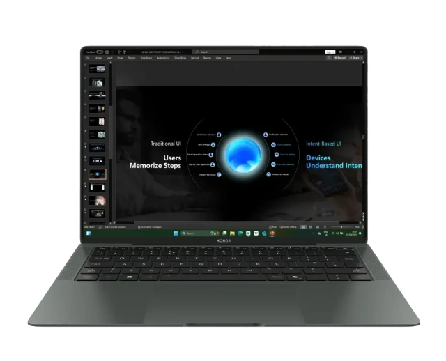 Ноутбук HONOR MagicBook Art 14 2025 (Core Ultra 7 255H/14.6"/3K/OLED/32Gb/4Tb SSD/Win 11 H) 5301APSX Green - фото
