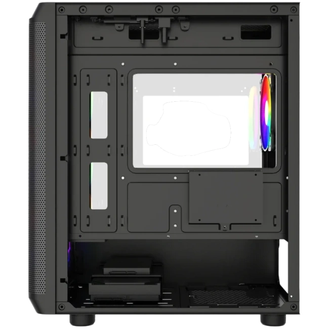 Компьютерный корпус Powercase Mistral Micro EM22 TG FRGB Black (CMMEM22B-L4) купить! 