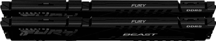 Оперативная память DDR5 32 ГБ 5200 МГц Kingston FURY Beast Black (KF552C40BBK2-32) модулей 2 шт. купить! 
