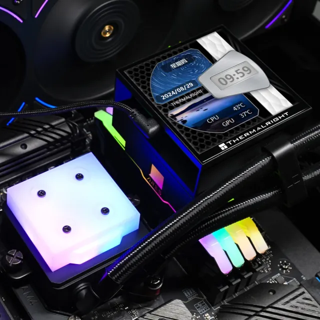 Система водяного охлаждения Thermalright Hyper Vision 360 UB ARGB Black (TRHV360UBAB) купить! 