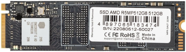 Твердотельный накопитель SSD 512 ГБ M.2 NVMe AMD Radeon R5 (R5MP512G8) купить! 