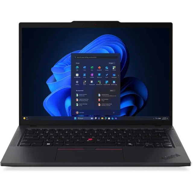 Ноутбук Lenovo ThinkPad T14 Gen 6 (AMD Ryzen 7 PRO 350/14" 1920x1200/16Gb/512Gb SSD/Win 11 Pro) 21QJ00CNUS,Черный, Русская клавиатура - фото