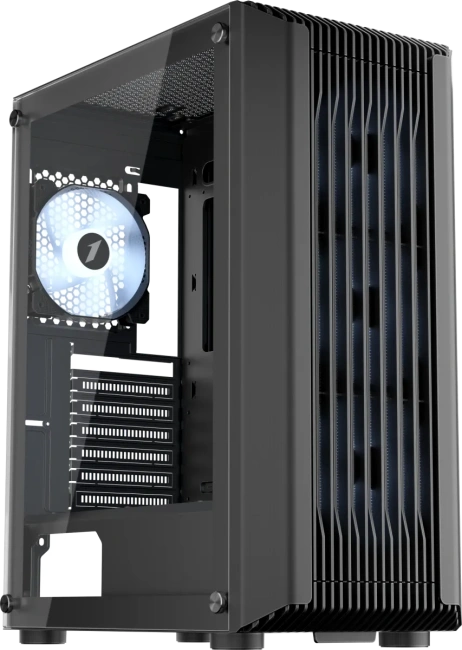 Компьютерный корпус 1STPLAYER BULLET HUNTER H6 ARGB Black (H6-BK-4F7) купить! 