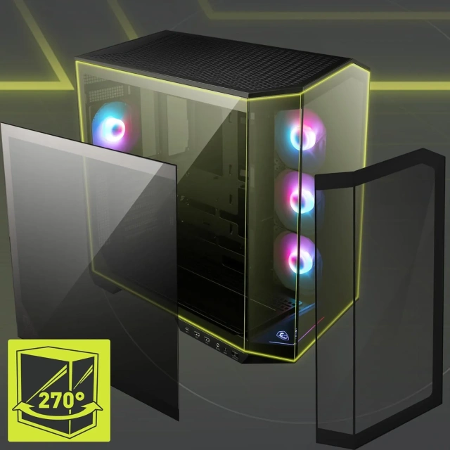 Игровой компьютер 678186 ( Ryzen 5 7600X 4.7 ГГц/AMD B650/64 ГБ DDR5 4.8 ГГц/512 ГБ SSD/GeForce RTX 4070 /Блок 1000W/Корпус MSI MAG Pano 100R PZ Black/Win 10 Pro Trial) - купить по выгодной цене!