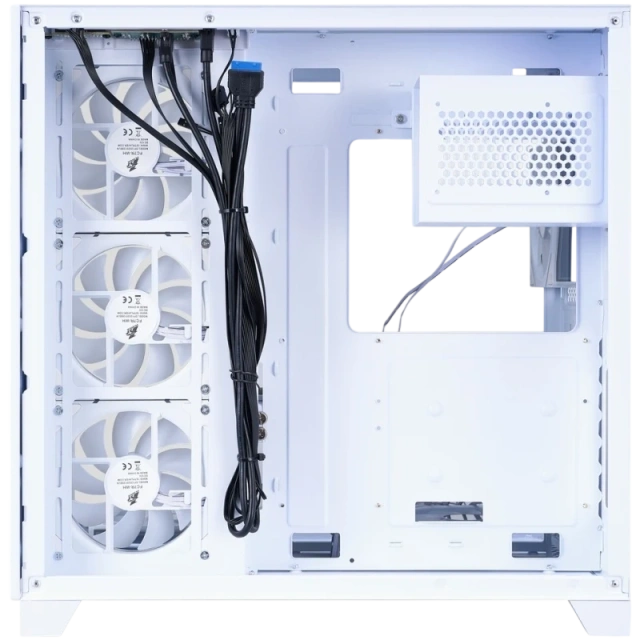 Компьютерный корпус 1STPLAYER MEGAVIEW MV8-TP ARGB White (MV8-TP-WH-6FC7R-W-1FC7-W-HUB2) купить! 