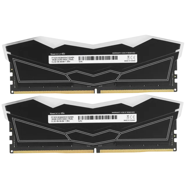 Оперативная память 64 Gb 6400 MHz Team Group T-FORCE Delta RGB Black (FF3D564G6400HC30CDC01) купить! 