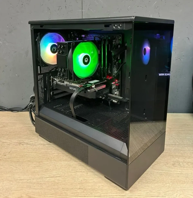 Игровой компьютер 673525 ( Ryzen 7 3700X 3.6 ГГц/AMD B550/32 ГБ DDR4 2.6 ГГц/512 ГБ SSD/GeForce RTX 3060 Ti 8 ГБ/Блок 750W/Корпус Zalman P10 TG ARGB Black/Win 10 Pro Trial) - купить по выгодной цене!