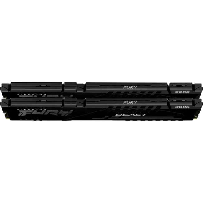 Оперативная память DDR5 32Gb 6400MHz Kingston Fury Beast (KF564C32BBK2-32) (2x16Gb KIT) купить! 