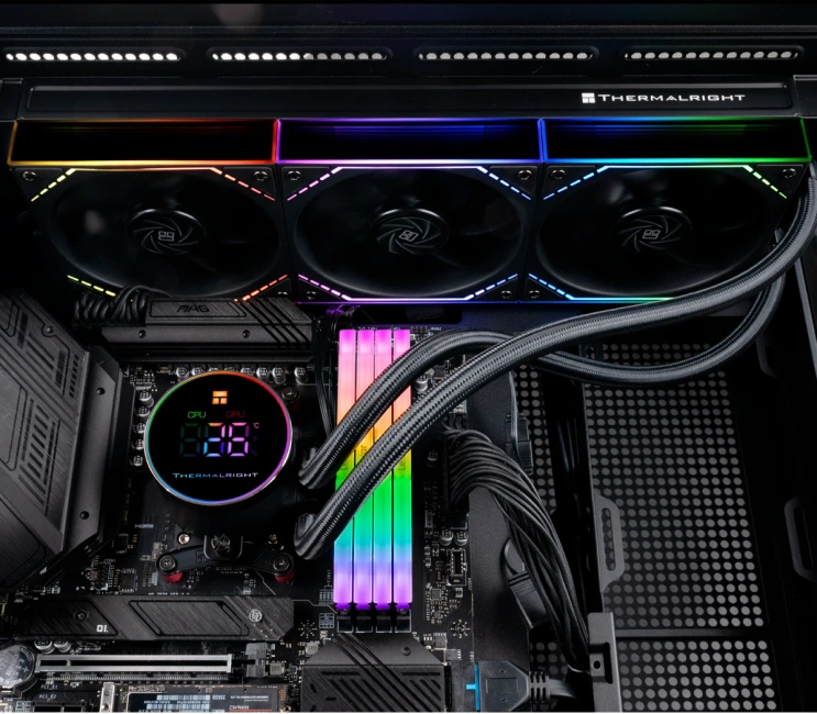 Система водяного охлаждения Thermalright Frozen Magic 360 Digital ARGB Black V2 (TRFM360DABV2) купить! 