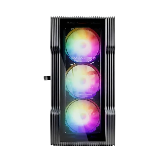 Компьютерный корпус 1STPLAYER TRILOBITE T3-G TG (T3-G-BK-4F1) Black купить! 