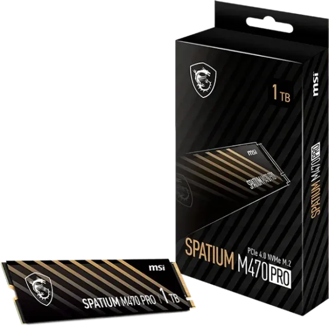 Твердотельный накопитель MSI 1000 Gb SPATIUM M470 PRO S78-440L0J0-P83 купить! 