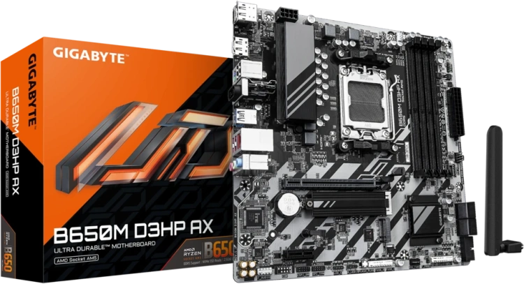 Материнская плата Gigabyte B650M D3HP AX 1.3 купить! 