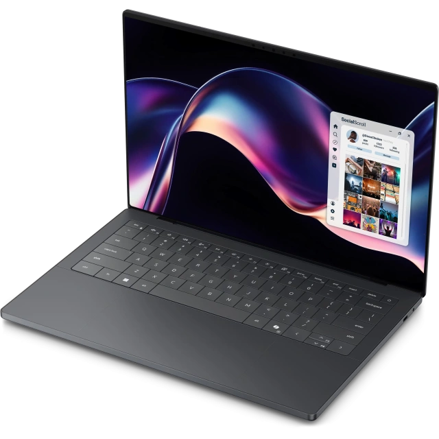 Ноутбук Dell XPS 14 (Intel Core Ultra 7 355/14" 1920x1200/16Gb/512Gb SSD/Intel/Wi-Fi 7/Bluetooth/Win 11 Home) Graphite - фото