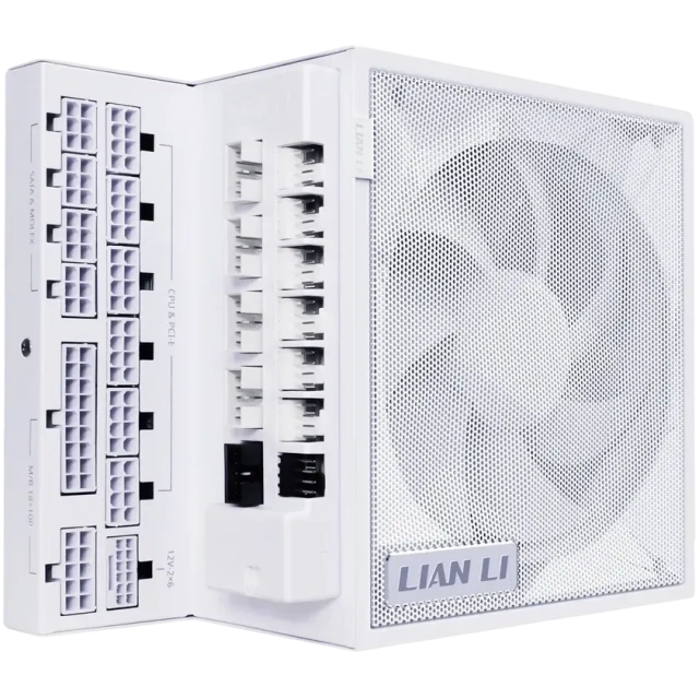 Блок питания Lian Li 1200W EG1200G White (G9P.EG1200G.WH00.RU) 16 Pin (PCIe 5.0 Connector Cable Details) купить! 