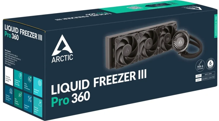 Система водяного охлаждения Arctic Cooling Liquid Freezer III 360 PRO (ACFRE00180A) купить! 
