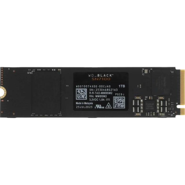 Накопитель SSD Western Digital 1000 Gb SN7100 Black (WDS100T4X0E) купить! 