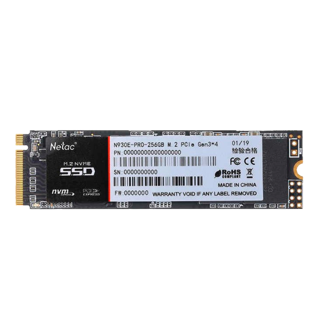 Твердотельный накопитель SSD 256 ГБ M.2 NVMe Netac (NT01N930E-256G-E4X) купить по выгодной цене! 