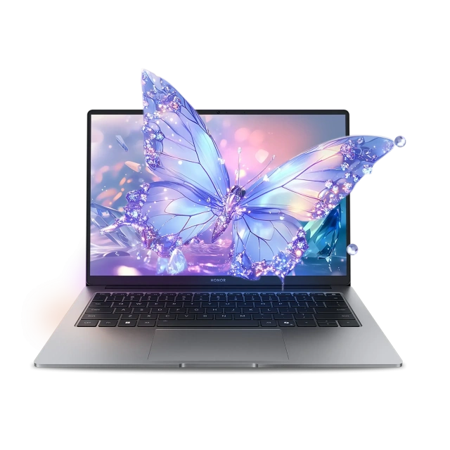 Ноутбук HONOR MagicBook X14 Plus FRB-X (Intel Core 5 220H/14" 1920x1200/16Gb/512Gb SSD/Intel Graphics/Win 11 Home) 5301ALWC_L,Серый, Русская раскладка - фото