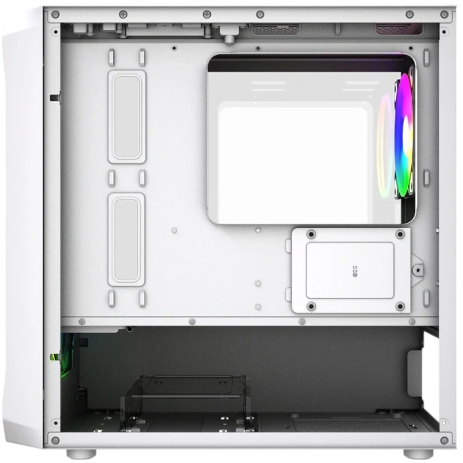 Компьютерный корпус Powercase Mistral Micro A3W TG ARGB V2 White (CMMAW-A3-V2) купить! 