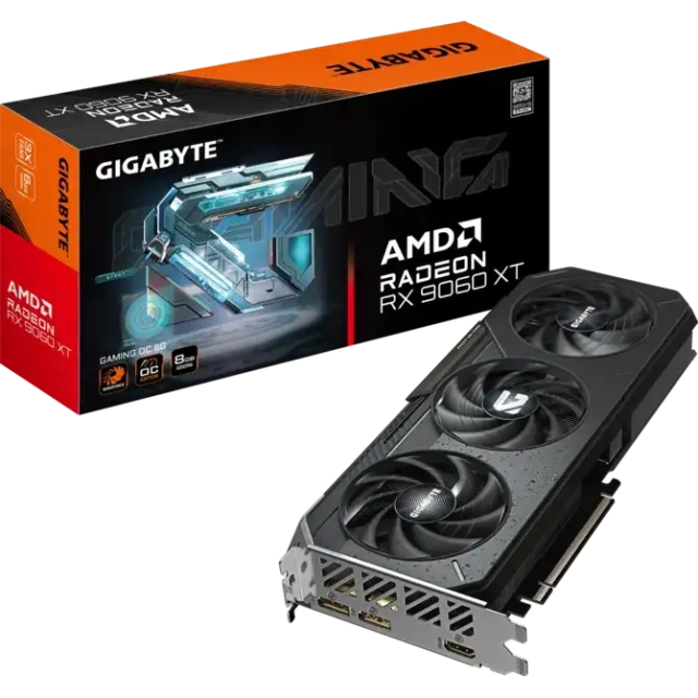 Видеокарта Gigabyte Radeon RX 9060 XT GAMING OC 8GB (GV-R9060XTGAMING OC-8GD) купить! 