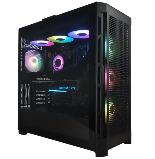 Игровой компьютер 989723 (Ryzen 7 9800X3D 4,7 ГГц/AMD B850/32 ГБ DDR5 6 ГГц/2048 ГБ SSD/RTX 4070 12 ГБ/Wi-Fi/1000W/Cougar AIRFACE PRO RGB Black) - купить по выгодной цене!