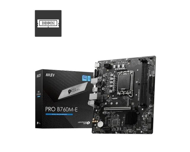 Материнская плата MSI PRO B760M-E DDR5 купить! 