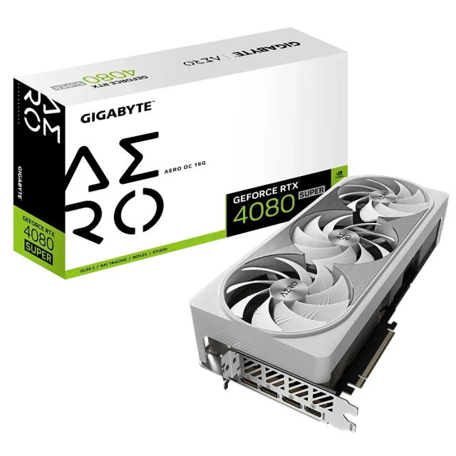 Видеокарта Gigabyte GeForce RTX 4080 SUPER 16GB AERO OC (GV-N408SAERO OC-16GD) купить! 