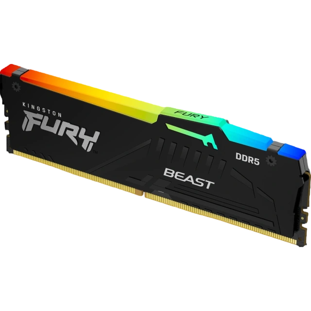 Оперативная память 32 Gb 6400 MHz Kingston FURY Beast RGB Black (KF564C32BBEA-32) купить! 