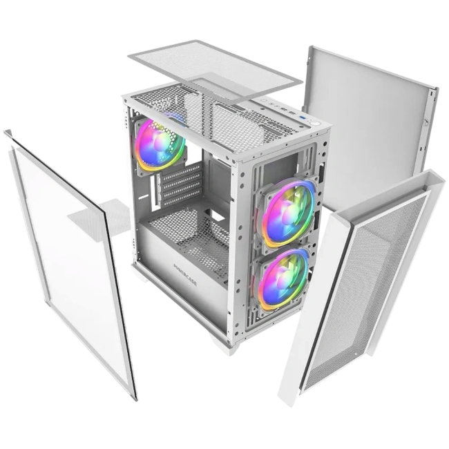 Компьютерный корпус Powercase Alisio Micro Z3W ARGB White (CAMZW-A3) купить! 