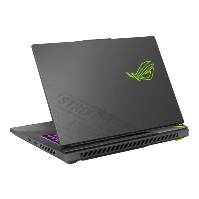 Ноутбук Asus ROG Strix G614FR (AMD Ryzen 9 9955HX/16"/2560x1600/32GB/2Tb SSD/GeForce RTX 5070Ti 12GB/Win 11 Pro) Green - фото