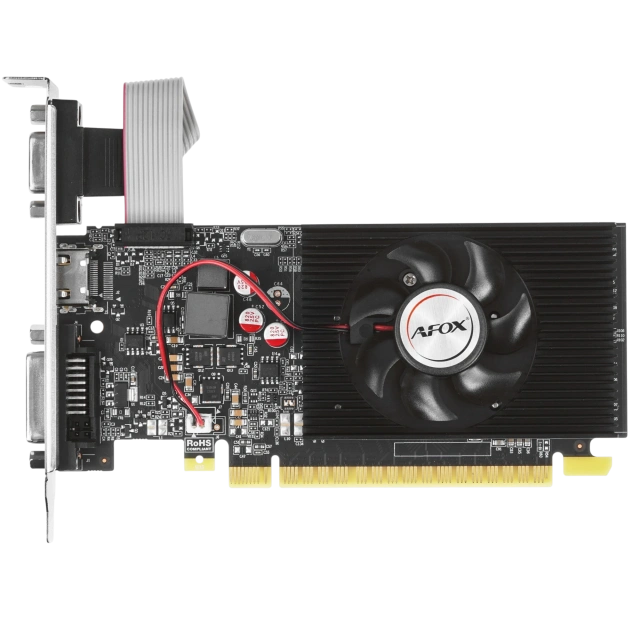 Видеокарта Afox GeForce GT 740, AF740-4096D3L3 (4GB, GDDR3, 128bit, VGA, DVI, HDMI, LP, Single Fan) купить! 