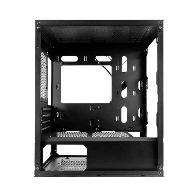 Компьютерный корпус 1STPLAYER TRILOBITE T3-G TG (T3-G-BK-4F1) Black купить! 